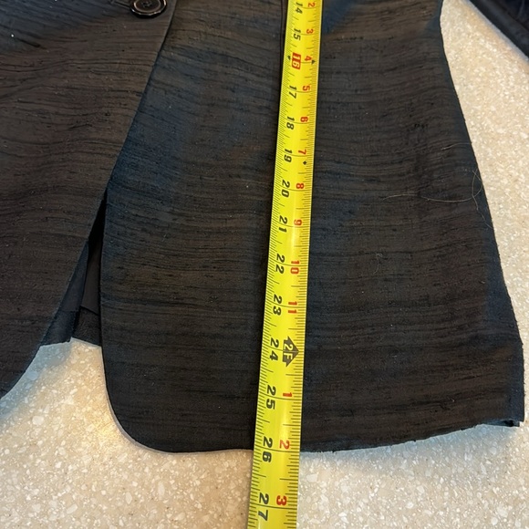 Saks Fifth Ave Folio Blazer Jacket Black Womens Sz6 - Picture 7 of 7